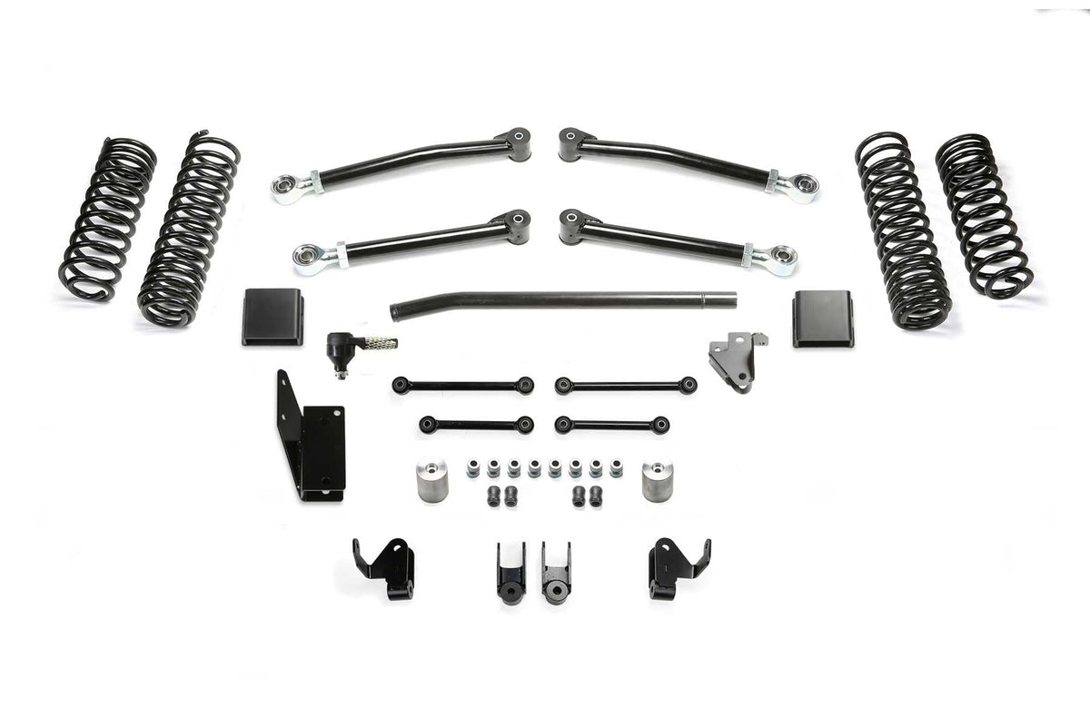 FABTECH FTS24246 Fabtech FTS24246 Suspension Link Arm Kit 5 Ton Front And Rear Lower Suspension Link Arm Kit