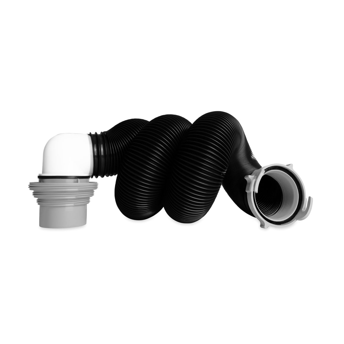 CAMCO 39551 Camco RV Sewer Kit - Features Pre-Attached Fittings, a 10-Foot Sewer Hose, Translucent Sewer Elbow with 4-in-1 Adapter, and More (39551)