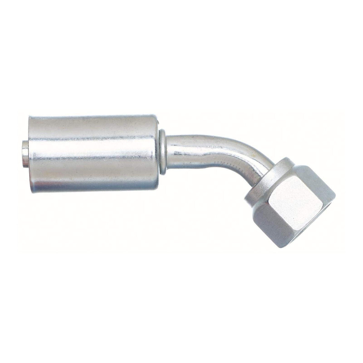 Gates G45591-1008 Female SAE Tube O Ring Nut Swivel 45 Bent Tube