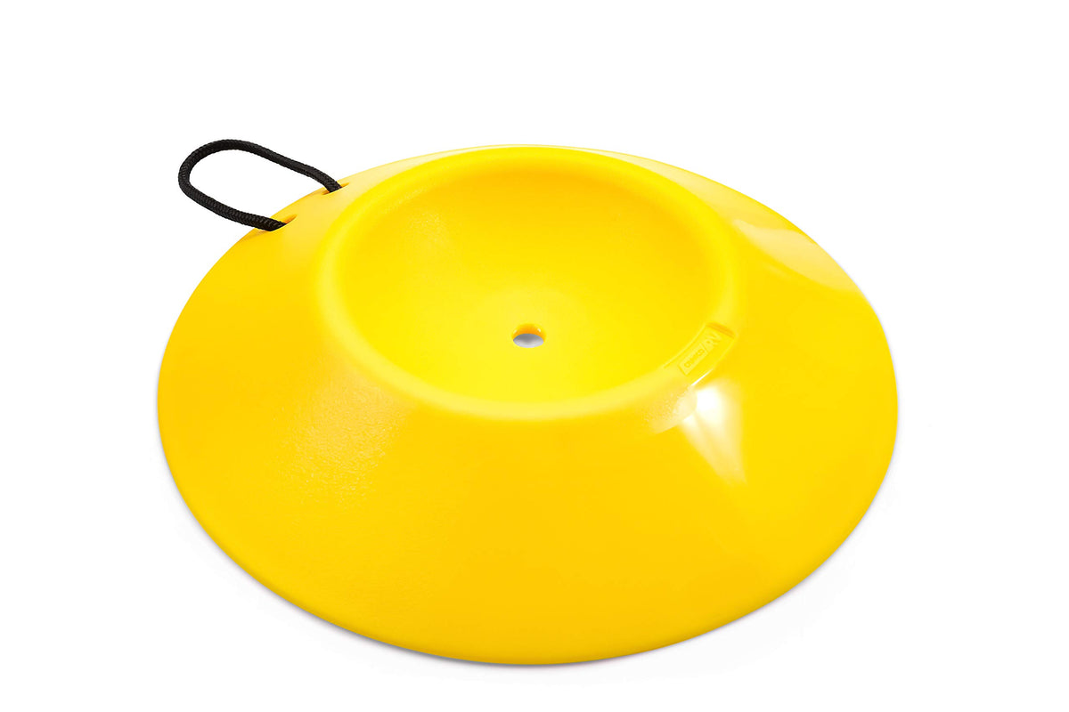 CAMCO 44632 Camco Heavy Duty Wheel Dock with Rope Handle - Helps Prevent Trailer Wheel from Sinking Into Dirt or Mud, Easy to Store and Transport (44632)