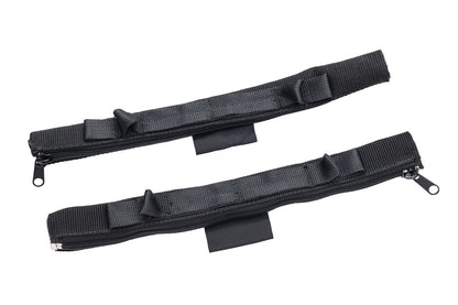 RUGGED RIDGE 12103.02 Rugged Ridge Door Limiting Straps for Jeep Wrangler/Gladiator | Nylon, Black | 12103.02 | Fits 2018-2025 Jeep Wrangler JL/JLU; 2020-2025 Jeep Gladiator JT - Front; 2007-2018 Wrangler JKU - Rear