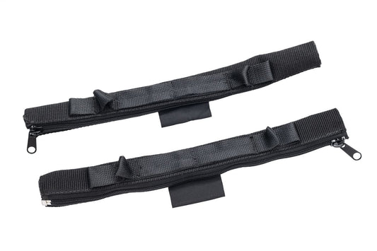 RUGGED RIDGE 12103.02 Rugged Ridge Door Limiting Straps for Jeep Wrangler/Gladiator | Nylon, Black | 12103.02 | Fits 2018-2025 Jeep Wrangler JL/JLU; 2020-2025 Jeep Gladiator JT - Front; 2007-2018 Wrangler JKU - Rear