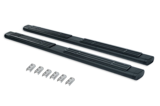GO RHINO 686415587T Go Rhino 6" OE Xtreme Sidesteps & Brackets | Galvanized Steel, Textured Black | 686415587T | Fits 2015-2024 Ford F-150 Super Crew; 2017-2024 Ford F-150 Raptor Super Crew & Others (See Description)