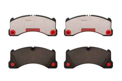 BREMBO P65017 Brembo P65017 Low-Met Front Disc Brake Pad Set PORSCHE/VW OE# 7L0698151M