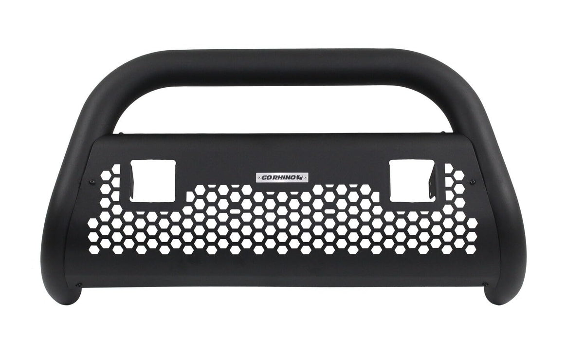 GO RHINO 55732T Go Rhino RC2 Bull Bar w/Two 3" Cube Lights & Mounting Brackets | Textured Black | 55732T | Fits 2017-2022 Ford F-250, F-350 Super Duty (Excludes Park Assist/Adaptive Cruise Control & Black Widow)
