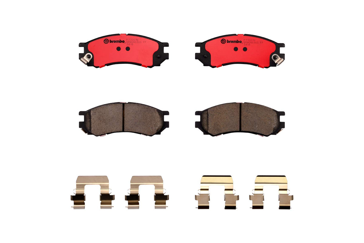 BREMBO P73001N Brembo P73001N Premium Ceramic Front Disc Brake Pad Set SATURN OE# 21012856
