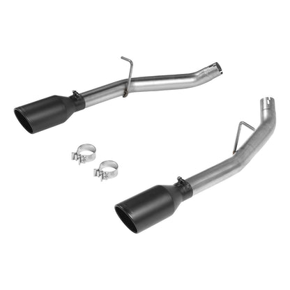 FLOWMASTER 817850 Flowmaster 817850 American Thunder Axle-Back Exhaust Kit 2.5 Inch 409 Stainless Steel 4.5 Inch Black 304 Tips Compatible with 2019-2024 New Body Ram 1500 5.7L 2/4WD except Factory Single Tailpipe