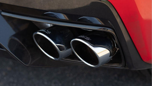 BORLA 140838 Borla 2020 Chevrolet Corvette C8 6.2L S-Type Exhaust System Dual Round A/C Tips 4inx 4.75in