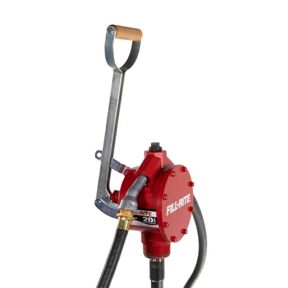FILL RITE FR152 Fill-Rite FR152 Piston Hand Pump with Hose & Nozzle Spout, Red