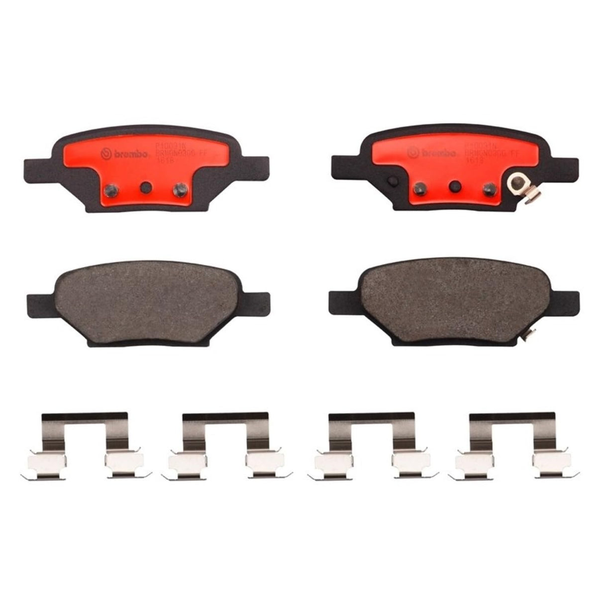 BREMBO P10031N Brembo P10031N Premium Ceramic Rear Disc Brake Pad Set CHEVROLET OE# 15243254