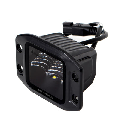 GO RHINO 750400321SCF Go Rhino - 750400321SCF - BLACKOUT SERIES LIGHTS- PAIR OF 3X3