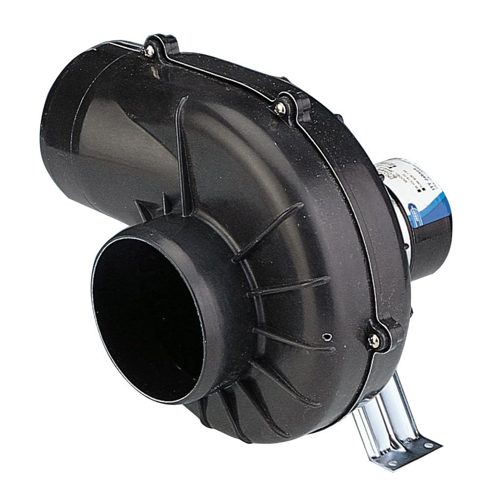 JABSCO 35440-0000 Jabsco 35440-0000 Flexmount DC 250 CFM Blower, Black , 4 inch, 12 volts