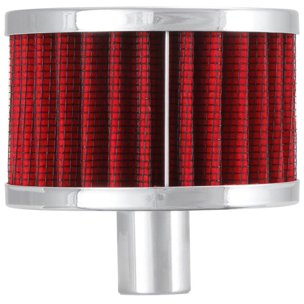 K&N FILTER 62-1160 K&N Vent Air Filter/Breather: High Performance, Premium, Washable, Replacement Engine Filter: Flange Diameter: 0.75 in, Filter Height: 2 in, Flange Length: 0.875 in, Shape: Breather, 62-1160
