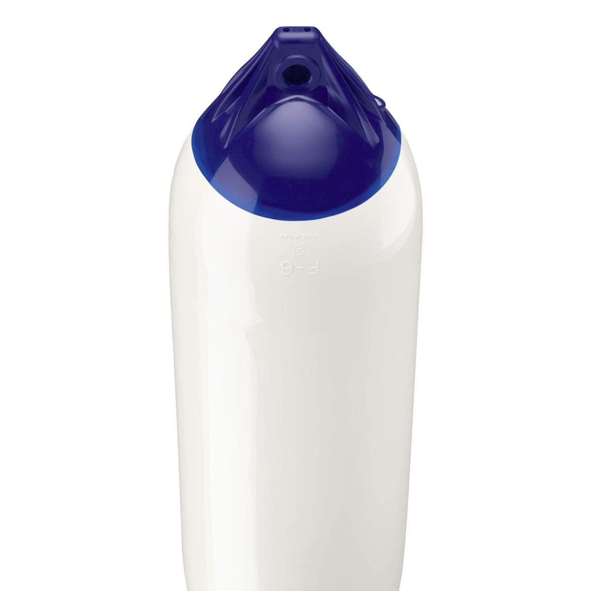 POLYFORM 20-997-926 Polyform F-Series Boat Fender F-6 Standard Blue Ropehold - White