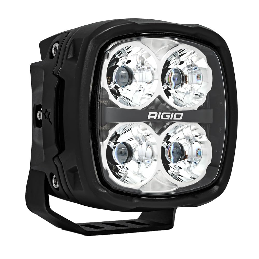 Rigid Industries 168240 Rigid Industries Phoenix Spot LED Light Pod - Amber Backlight, 5 Color Modes, 3 Power Modes, Universal Fit