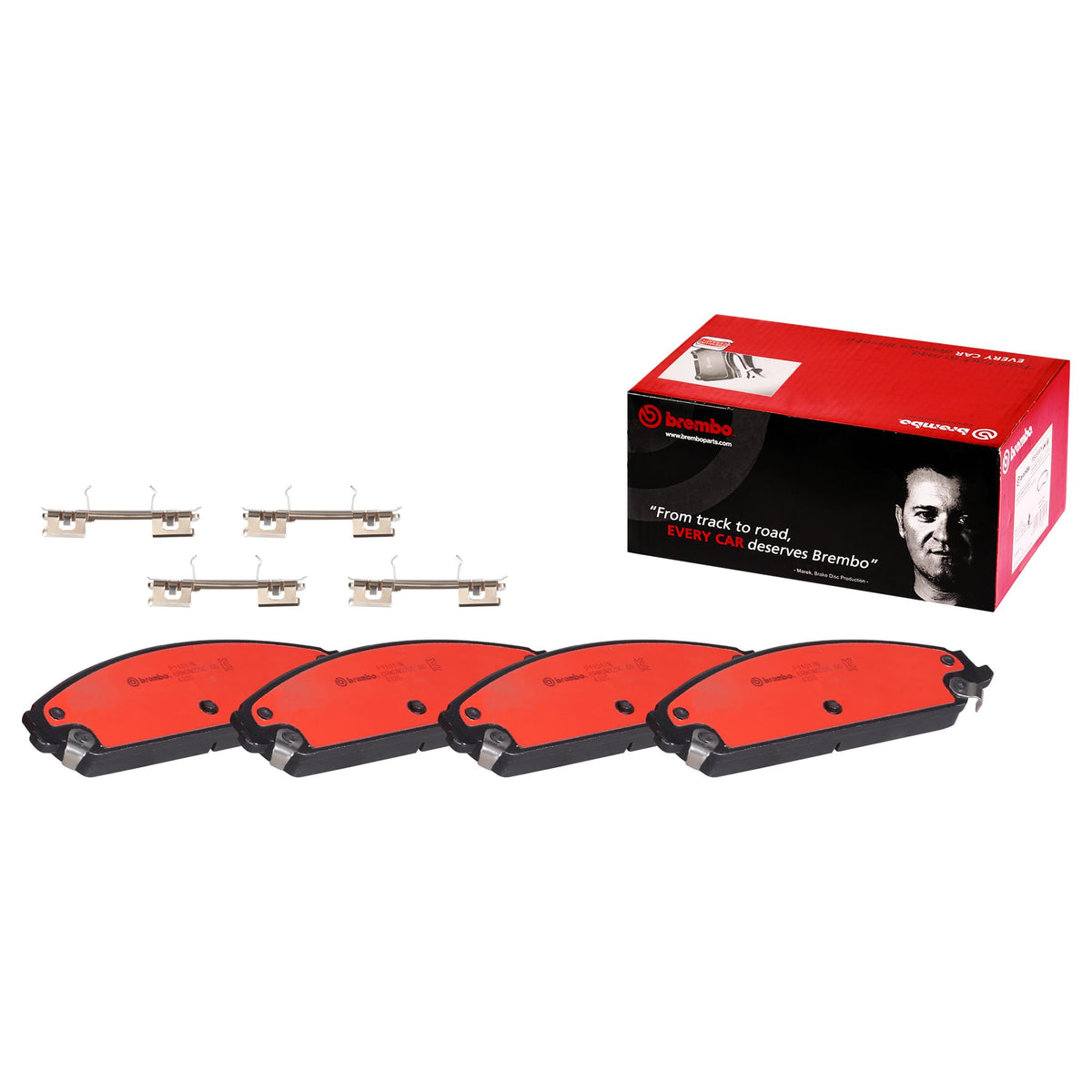 BREMBO P11017N Brembo P11017N Premium Ceramic Front Disc Brake Pad Set CHRYSLER/DODGE/LANCIA OE# K05142559AA