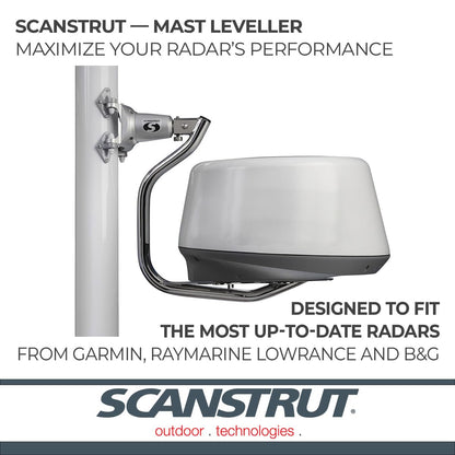 SCANSTRUT LMM-1 Scanstrut LMM-1 Self-Leveling Radar Mount for 2kW/4kW Raymarine, Garmin, and Navico BR24/3G/4G Radomes - Mast-Mounted