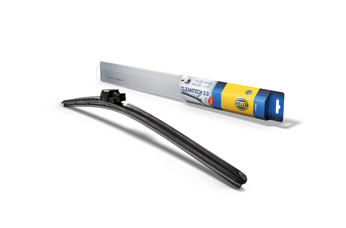 HELLA 358054141 Hella OE Quality 14 Inch All Seasons Nano- Coated Rubber Cleantech Wiper Blade (Single Blade) fits select Fiat Ford Hyundai Ladai Nissan Renault Smart / 358054141
