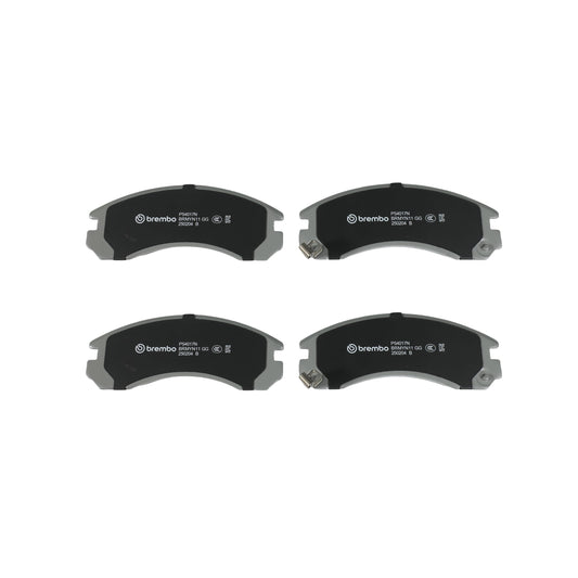 BREMBO P54017N Brembo P54017N Premium Ceramic Front Disc Brake Pad Set CHANGFENG/CITROËN/MITSUBISHI/MITSUBISHI (BJC)/PEUGEOT OE# 4605A730