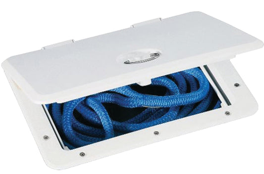 T-H MARINE HAT-1115-2-DP T. H. Marine T & H Marine Supplies 11" X 15" Non-Locking Hatch - Polar White (HAT-1115-2-DP)