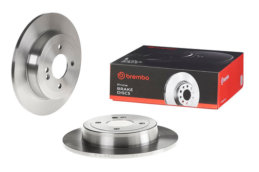 BREMBO 08C17210C02 Brembo 08.C172.10 Standard solid Rear Brake Rotor HYUNDAI/HYUNDAI (BEIJING)/KIA/KIA (DYK) OE# 584110U300