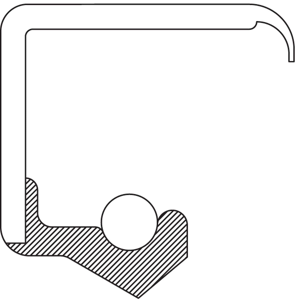 NATIONAL 481837 National 481837 Wheel Seal for 1974-1989 Jeep Cherokee