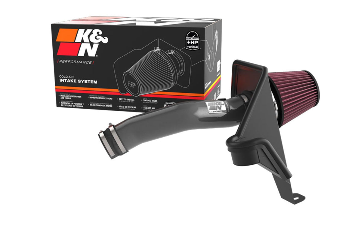 K&N FILTER 77-1021KC K&N Cold Air Intake System: High-Flow Air Filter, Increase Performance & Towing: Compatible with 2021-2025 Jeep: Grand Cherokee, 77-1587KC