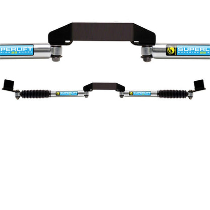 SUPERLIFT 92709 RealTruck SUPERLIFT SUSPENSION Dual Steering Stabilizer Kit for RAM 2500/3500 – Bilstein 5100 Series Cylinders – 92709 – Fits 2009-2013 RAM 2500; 2009-2012 3500 4WD with 3" of Lift or More