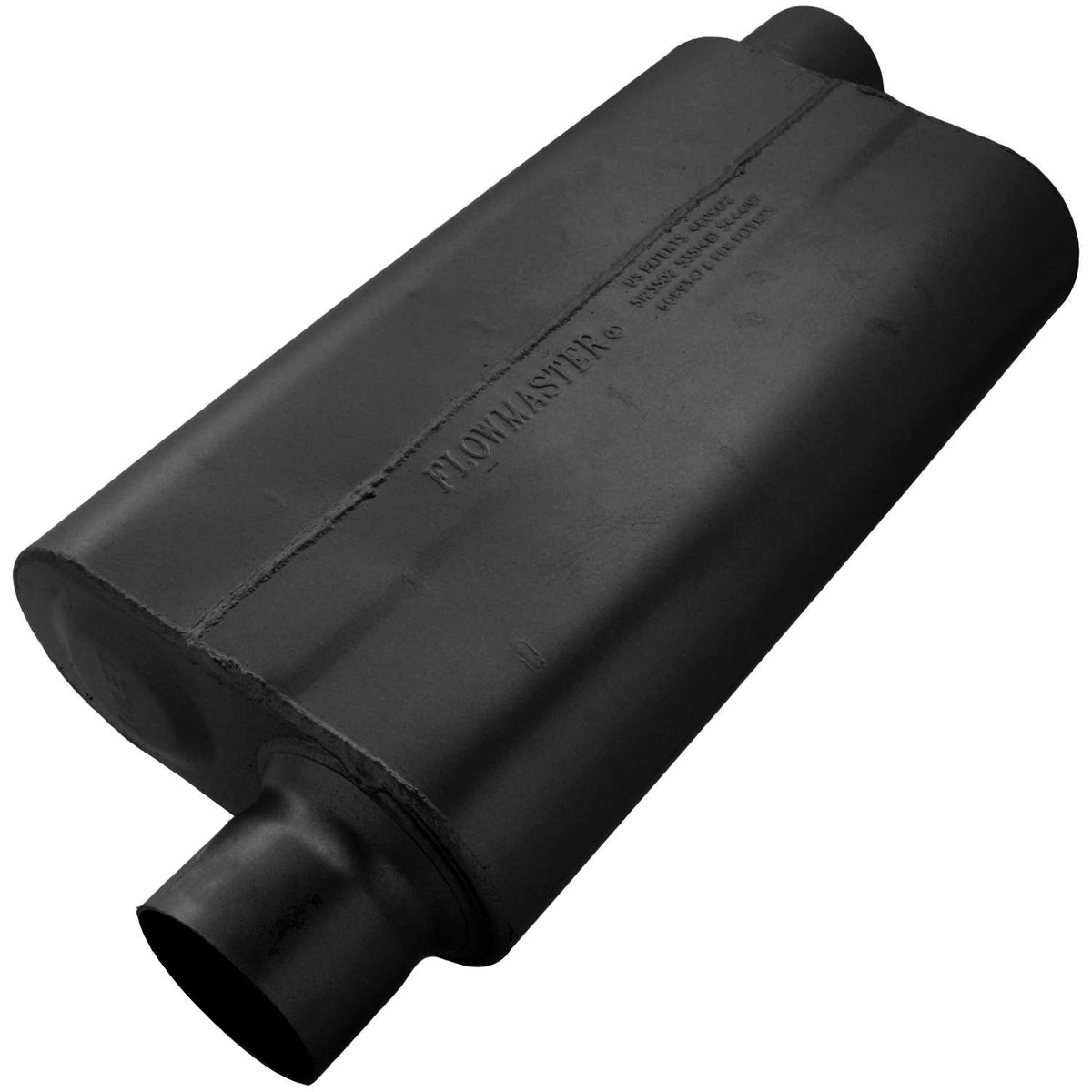 FLOWMASTER 943053 Flowmaster 943053 50 Delta Flow Muffler - 3.00 Offset In and 3.00 Offset Out - Moderate Sound