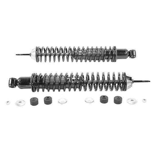 MONROE 58518 Monroe Load Adjusting 58518 Suspension Shock Absorber and Coil Spring Assembly Pack of 2 for Ford F-100