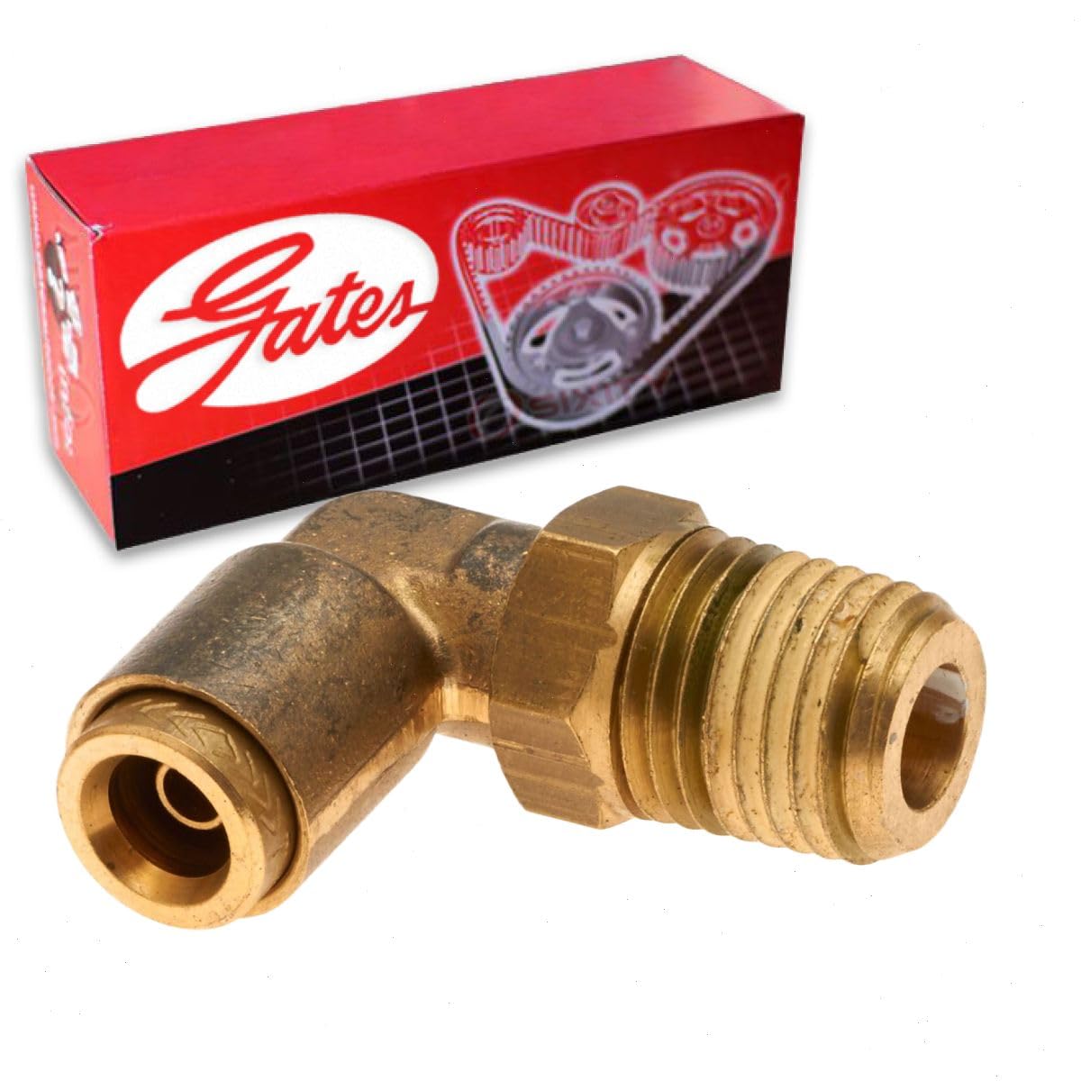 GATES G31124-0404 Gates G31124-0404 AIR BRAKE TO MALE PIPE SWIVEL-90 (SURELO