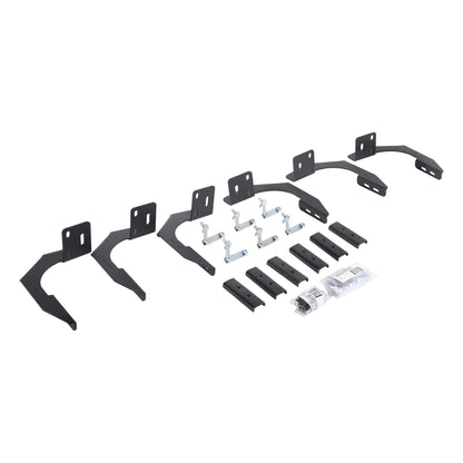 GO RHINO 6941065 Go Rhino RB10 / RB20 Brackets | Mild Steel, Textured Black | 6941065 | Fits 2009-2024 Dodge Ram Crew/Quad Cab (See Description)