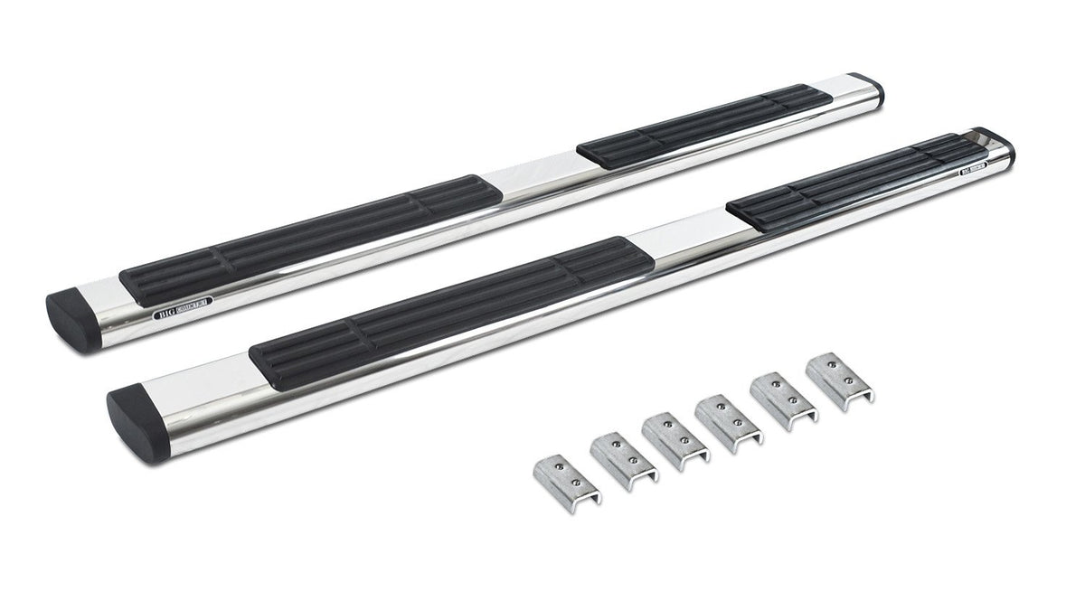 GO RHINO 686443587PS Go Rhino 6" OE Xtreme Sidesteps & Brackets – Stainless Steel, Polished – 686443587PS – Fits 2022-2024 Toyota Tundra Crew Max Pickup