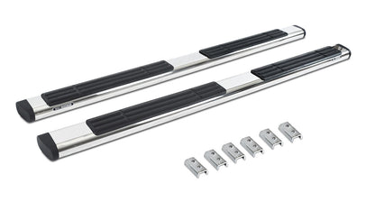 GO RHINO 686443587PS Go Rhino 6" OE Xtreme Sidesteps & Brackets – Stainless Steel, Polished – 686443587PS – Fits 2022-2024 Toyota Tundra Crew Max Pickup