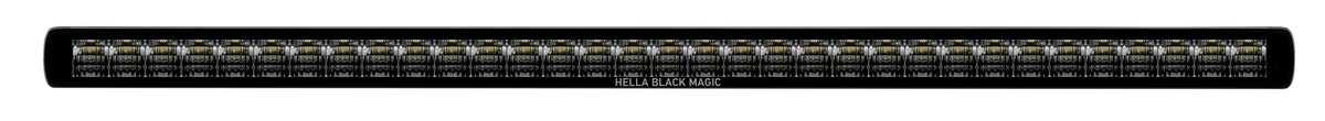 HELLA 358176311 Hella Black Magic LED Series 32 Inch Slim Lightbar - LED Spotlight- Performance High Beam Off-Road Light for Pickup Trucks, ATV, SUV, 4x4, Jeep, Tractors / 358176311