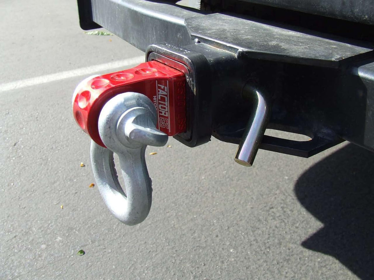 FACTOR 55 00020-03 Factor 55 00020-03 Hitchlink 2.0 Rated at 9500 lb Ultimate Failure at 51,000 lb Convert Your Vehicles Hitch Receiver into a Recovery Point. Ideal for 4x4 Off Road Adventures – Yellow