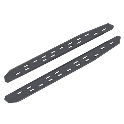 GO RHINO 69613157SPC RealTruck RB30 Slim Running Boards & Brackets | Galvanized Steel, Textured Black | 69613157SPC | Fits 2021-2026 Ford Bronco 2-Door (Excludes Bronco Sport)