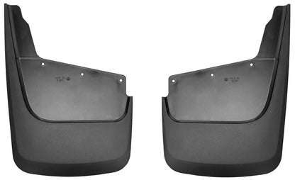 Husky Liners 59281 Husky Liners Custom Mud Guards – Fits 2020-2026 Chevrolet Silverado 2500/3500 HD w/Single Rear Wheels – Rear Set, 2-pc Black - 59281