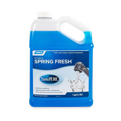 CAMCO 40207 Camco TastePURE Spring Fresh Water System Cleaner - 1 Gallon - Made in USA