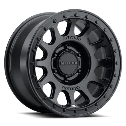 Method Race Wheels MR70978560525H MR709 HD Bead Grip, 17x8.5, +25mm Offset, 6x5.5, 106.25mm Centerbore, Matte Black