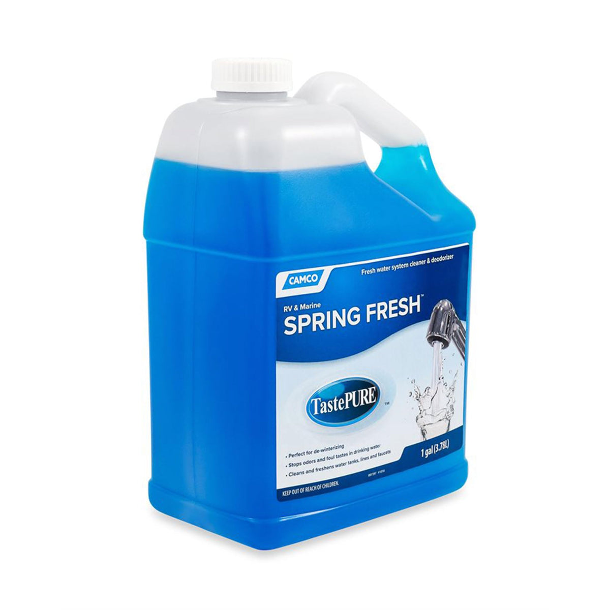 CAMCO 40207 Camco TastePURE Spring Fresh Water System Cleaner - 1 Gallon - Made in USA