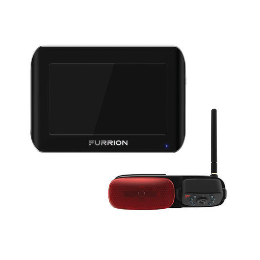 FURRION LLC FOS05TASM Furrion Vision S Wireless RV Backup Camera System with 5-Inch Monitor, 1 Rear, Infrared Night Vision, Wide-Angle View, Hi-Res, Waterproof - FOS05TASM