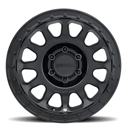 Method Race Wheels MR70978560525H MR709 HD Bead Grip, 17x8.5, +25mm Offset, 6x5.5, 106.25mm Centerbore, Matte Black