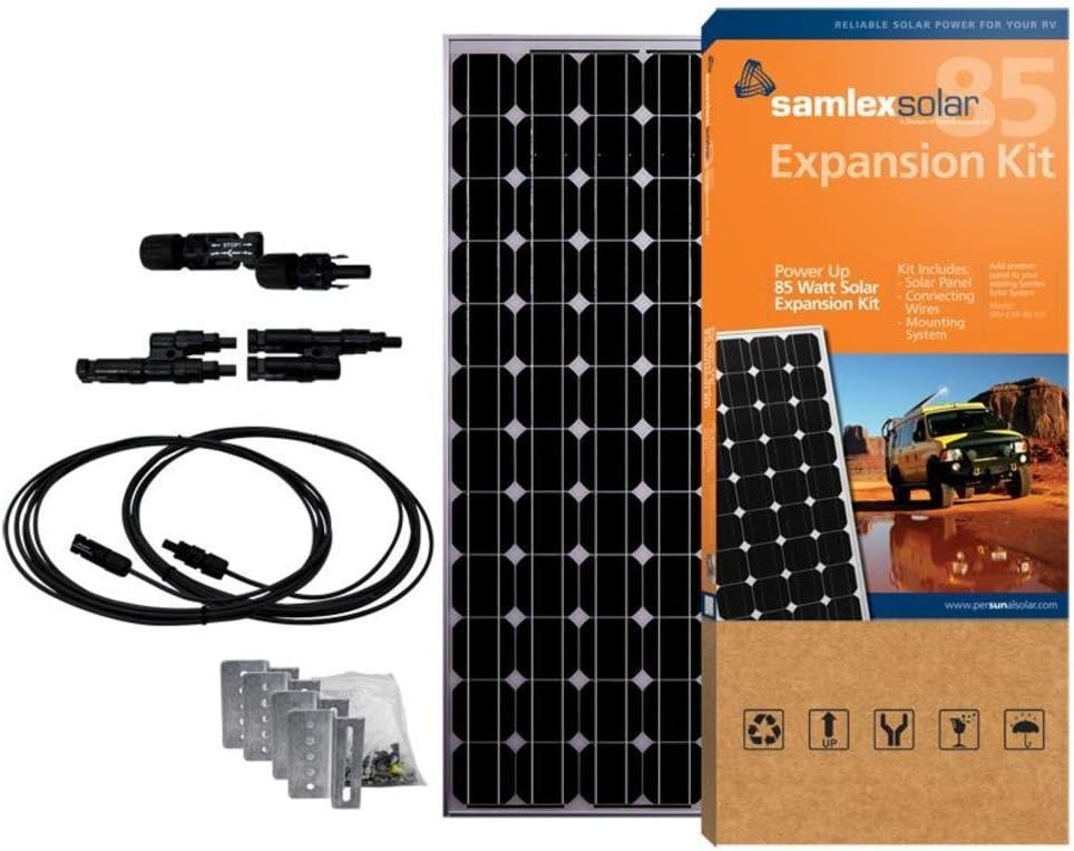 Samlex America Srv-Exp-85-Kit Samlex Off-Grid Solar Expand Kit: 85 W