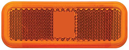 OPTRONICS A44ABP Optronics A-44ABP Amber Replacement Lens for Rectangular Marker/Clearance Light