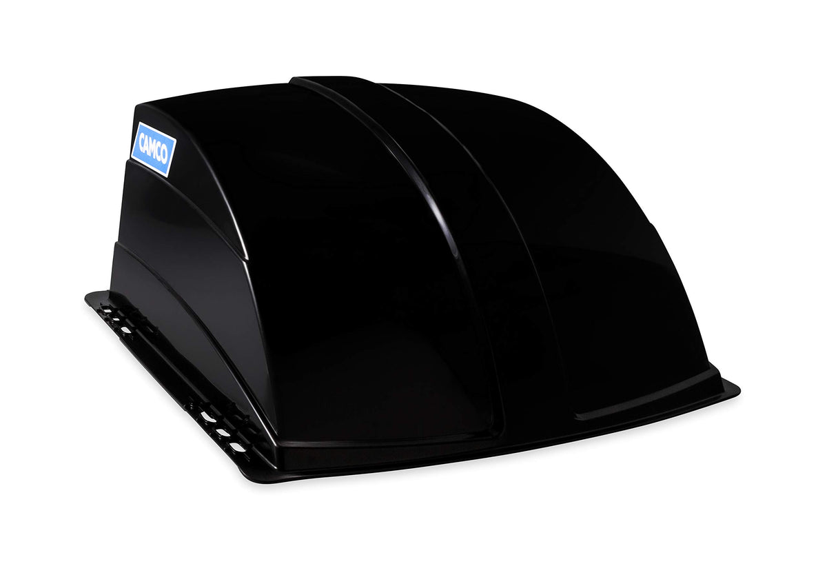 CAMCO 40443 Camco Standard Roof Vent Cover, Opens for Easy Cleaning, Aerodynamic Design, Easily Mounts to RV with Included Hardware-Black (40443)