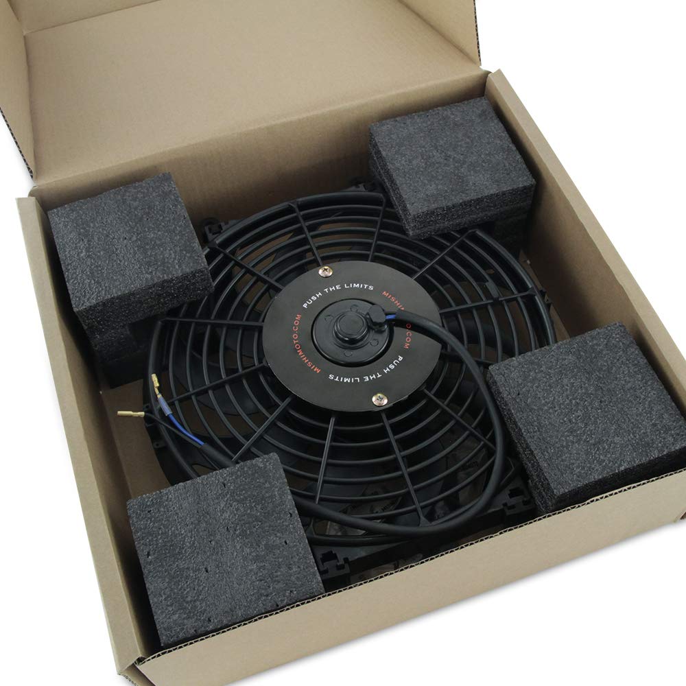 MISHIMOTO MMFAN-14C Mishimoto MMFAN-14C MISHIMOTO CURVED BLADE ELECTRIC FAN