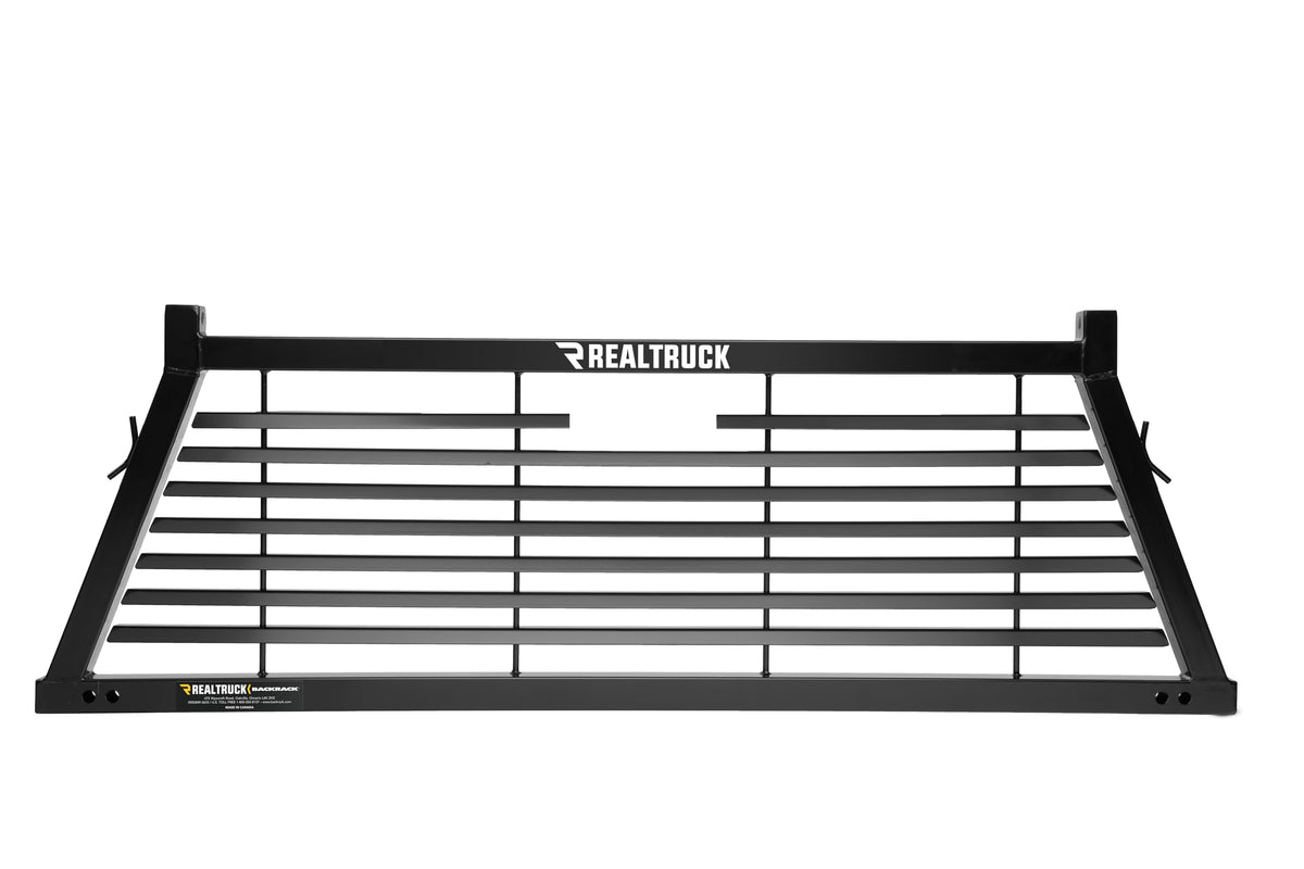 BACKRACK 12700 RealTruck BACKRACK Louvered Rack Frame Only | Black, No Drill | 12700 | Fits 1999-2025 Ford F-250/F-350/F-450