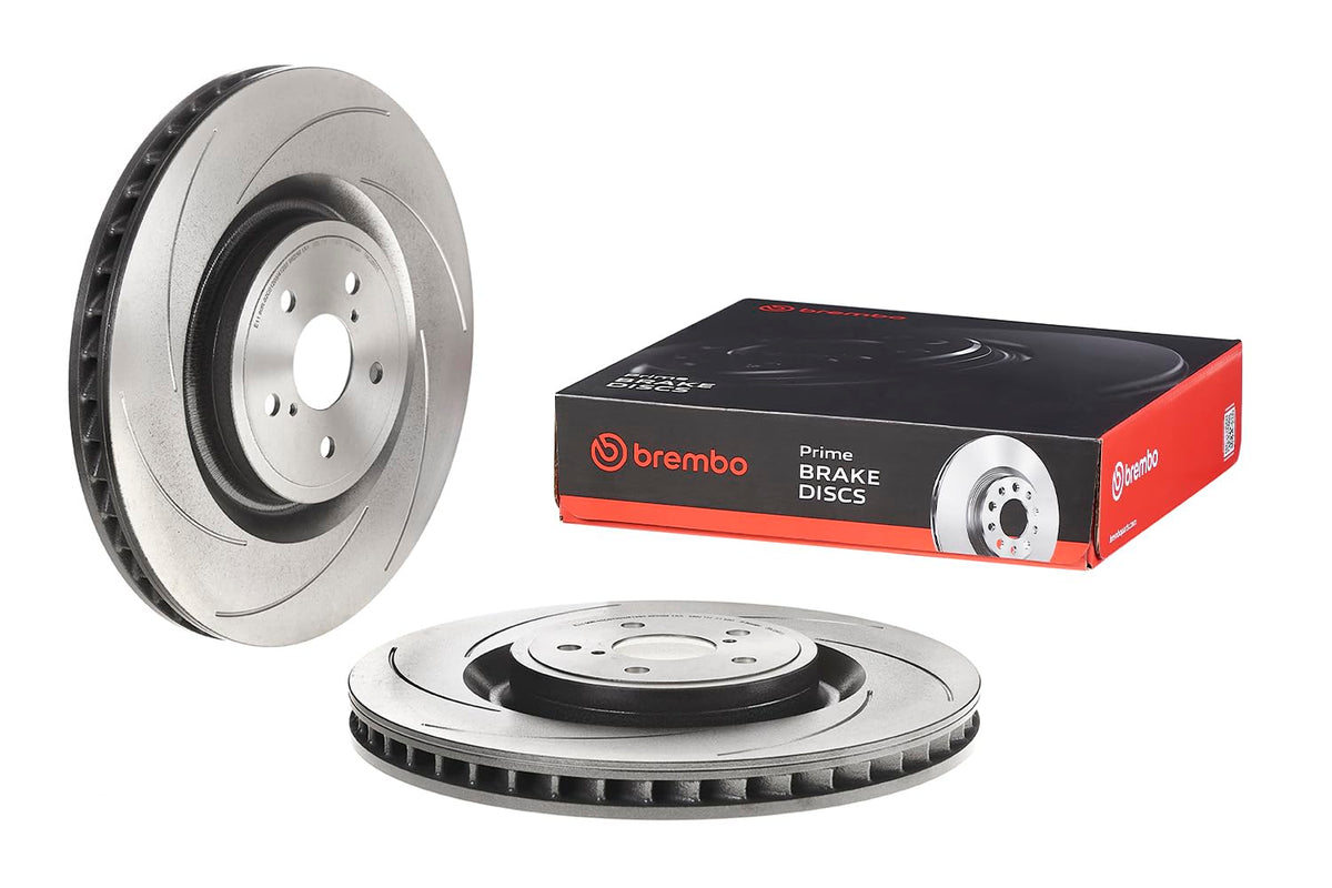 BREMBO 09C26611C02 Brembo 09.C266.11 UV Coated vented Slotted Brake Rotor LEXUS OE# 435160W020