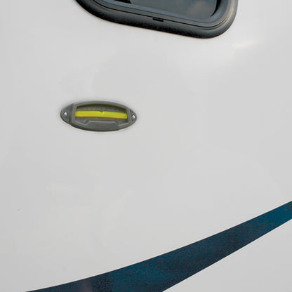 CAMCO 25503 Camco Utility Trailer Bubble Levels - Features Graduated Markings for Easy RV Leveling - Easy Install w/Screws or Self-Adhesive Tape - 2-Pack (25503)